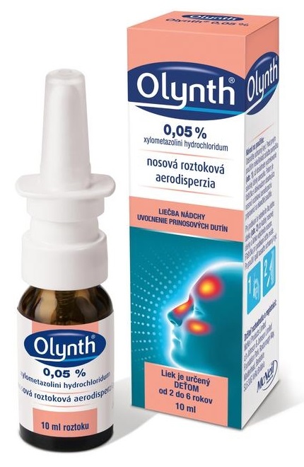 Olynth 0,05 % na upchatý nos a nádchu 10 ml