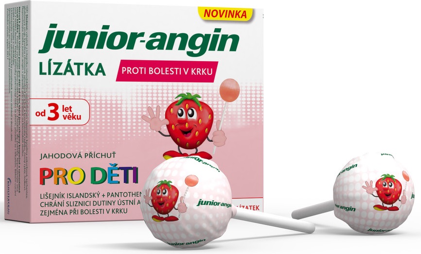 JUNIOR-ANGIN Lízanky pre deti 8 kusov