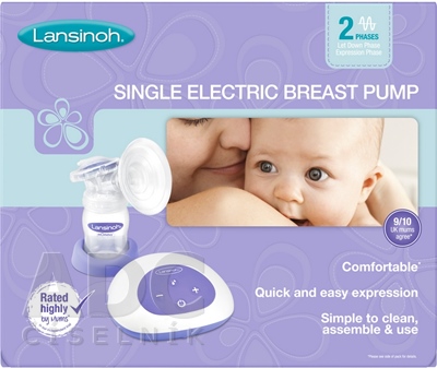 Lansinoh Breastfeeding Single Electric Breast Pump odsávačka materského mlieka 1 ks