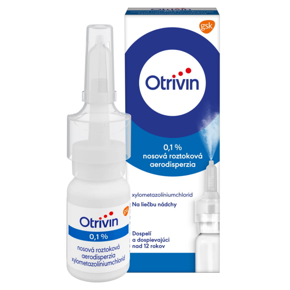Otrivin Otrivin 0,1% nosová roztoková aerodisperzia 10 ml