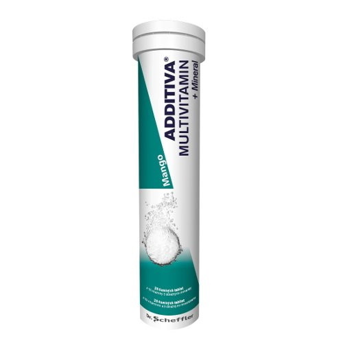 Additiva Multivitamin + Mineral Mango šumivé tablety 20 tbl