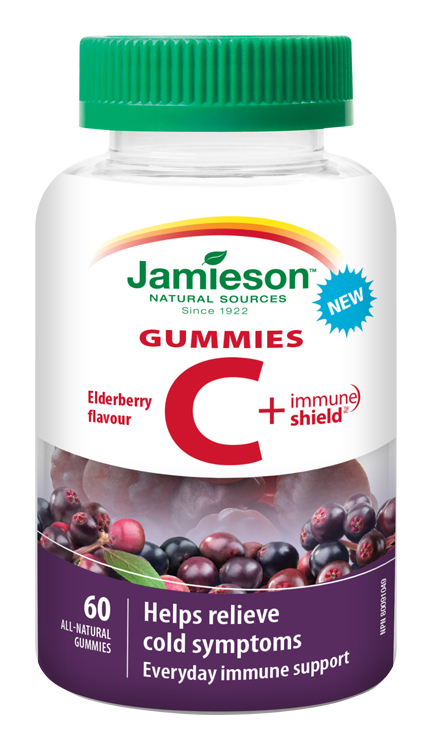 Jamieson Vitamín C + Immune Shield Gummies 60 pastiliek