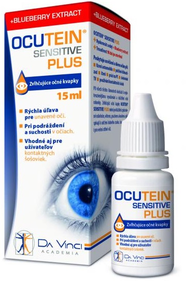 Da Vinci Academia Ocutein Sensitive Plus očné kvapky 15 ml