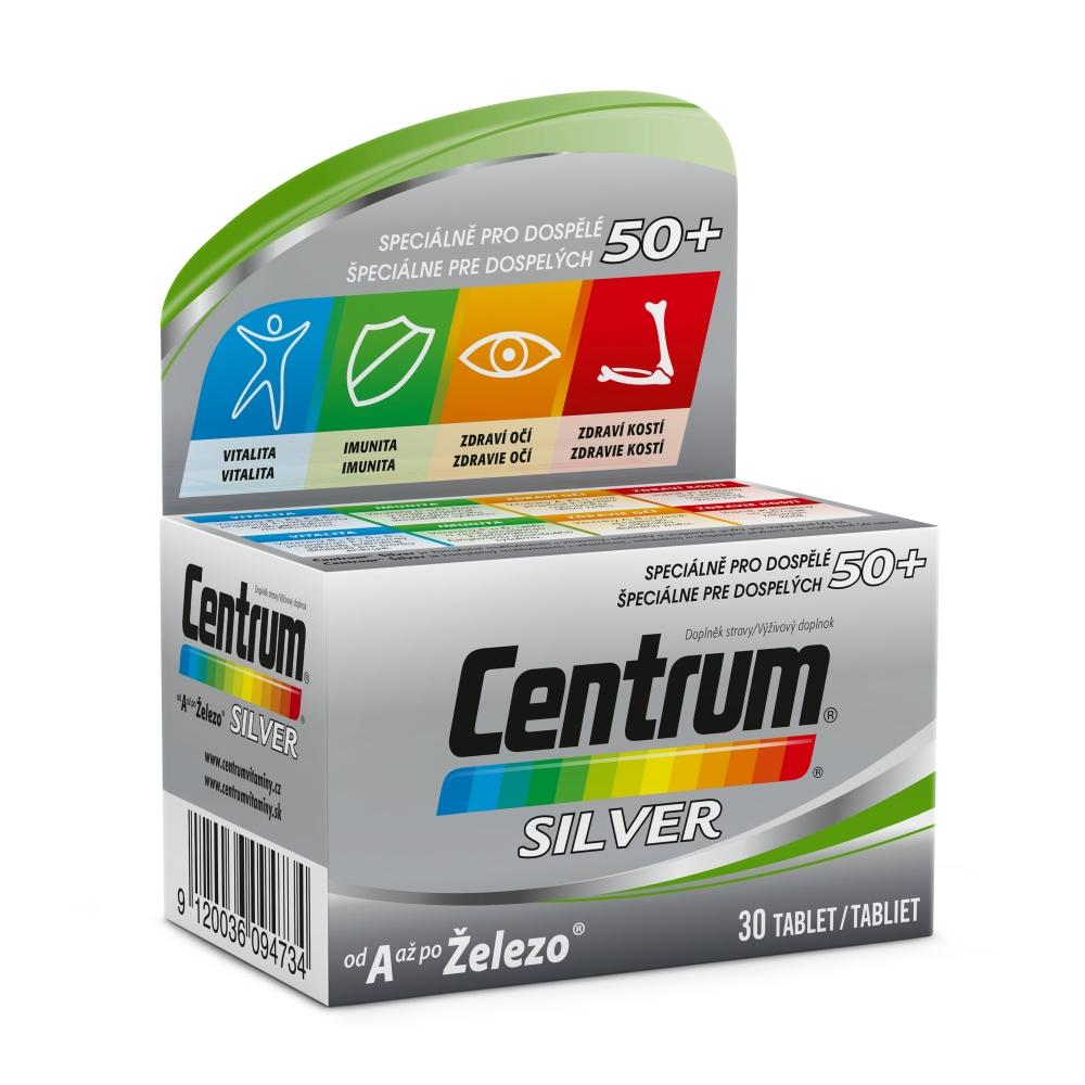 CENTRUM Silver pre 50+ multivitamín 30 tabliet