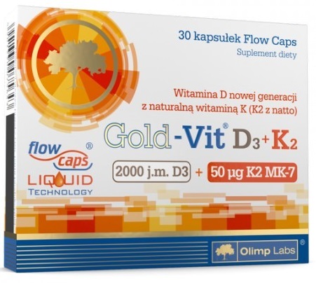 Gold-Vit D3+K2, 30 ks
