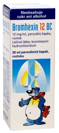 BROMHEXIN 12 BC perorálne roztokové kvapky 30 ml