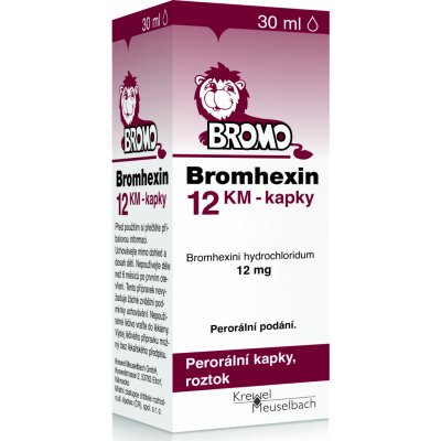 BROMHEXIN 12 kvapky 30 ml