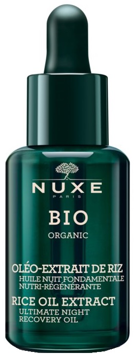 NUXE Obnovujúci nočný pleťový olej BIO Rice Oil Extract 30 ml