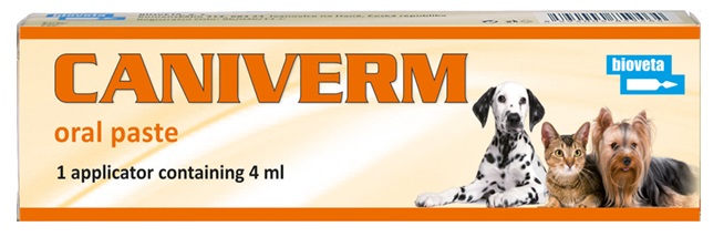 Caniverm perorálna pasta na odčervenie psov a mačiek 4ml