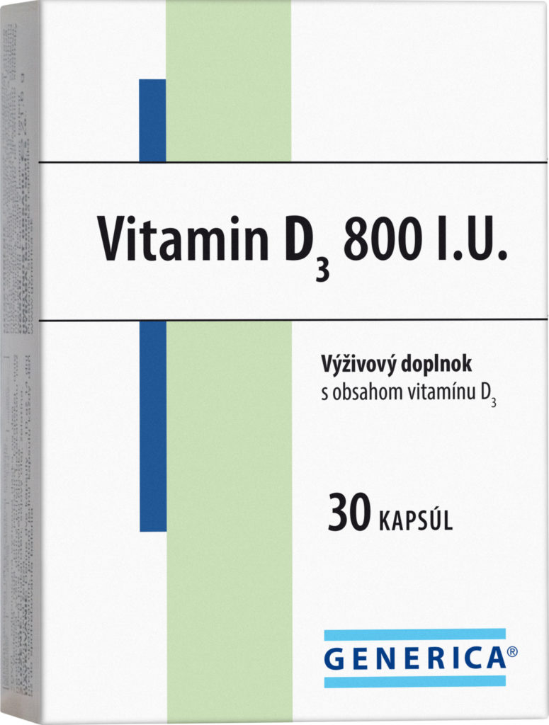Generica Vitamin D3 800 I.U. 30cps