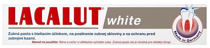Lacalut WHITE bieliaca zubná pasta 75 ml