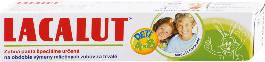 Lacalut detská zubná pasta 4-8 rokov 50 ml
