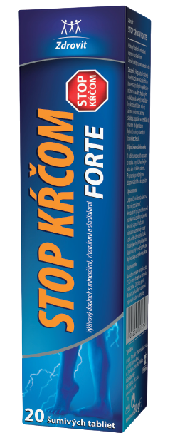 ZDROVIT Stop kŕčom forte 20 šumivých tabliet