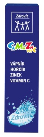 Zdrovit Vápnik horčík zinok 20 šumivých tabliet