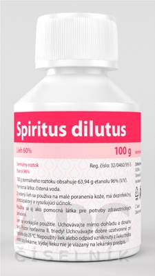 Spiritus dilutus 60% 100g