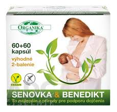 ORGANIKA Benedikt lekársky 500 mg 60 kapsúl + Senovka grécka 500 mg 60 kapsúl