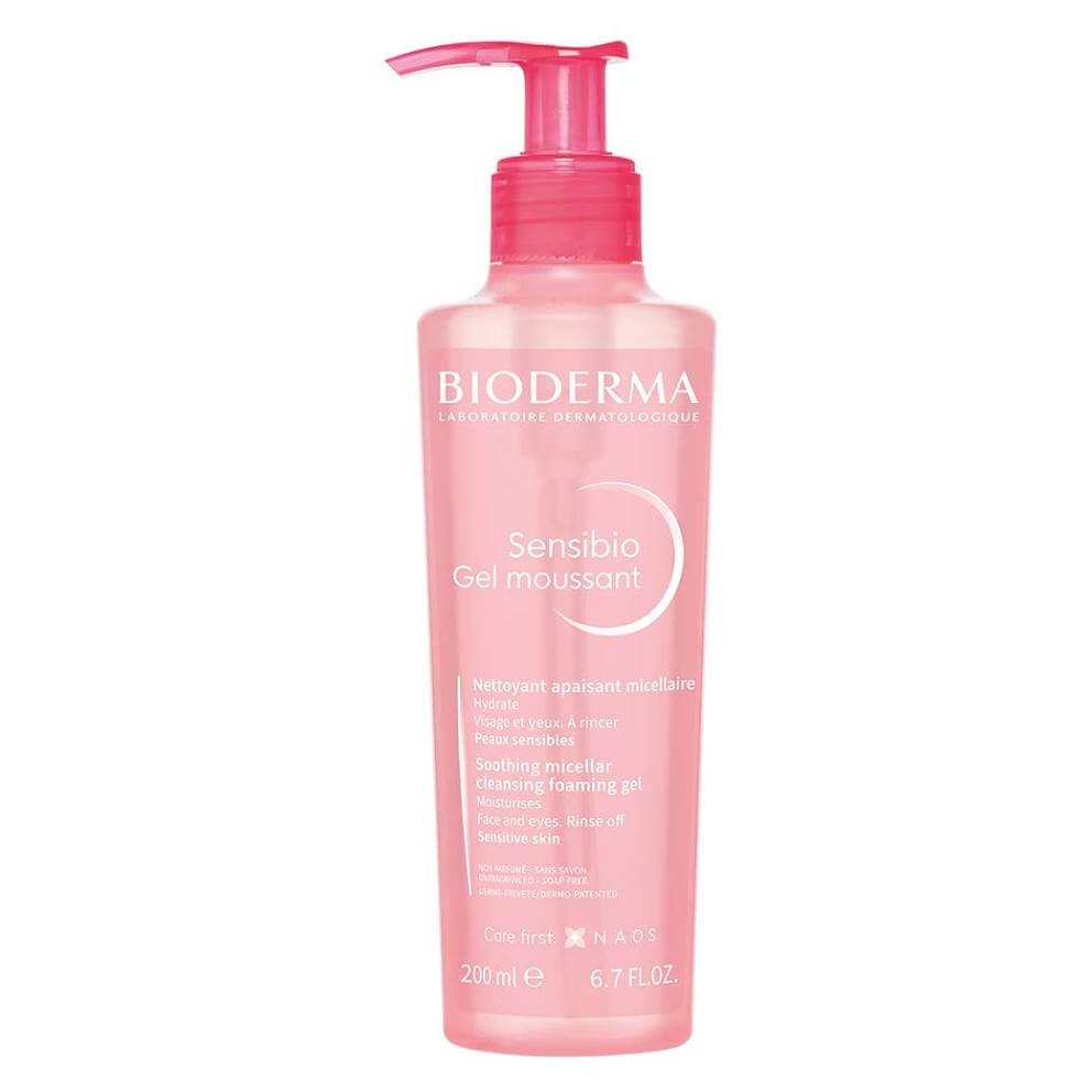 Bioderma Sensibio moussant čistiaci a odličovací gél 200 ml