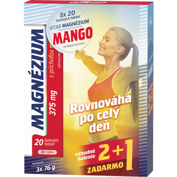 VITAR MAGNÉZIUM 375 mg, 60 ks