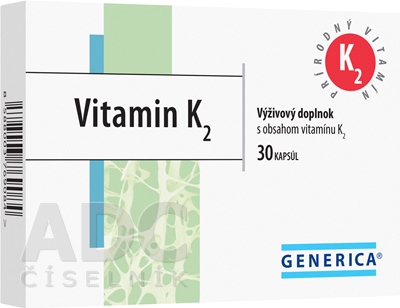 GENERICA Vitamín K2 30 kapsúl