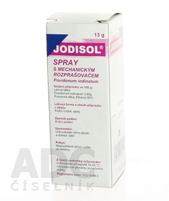 Jodisol spray s mech.rozp. drm.spr. 13 g