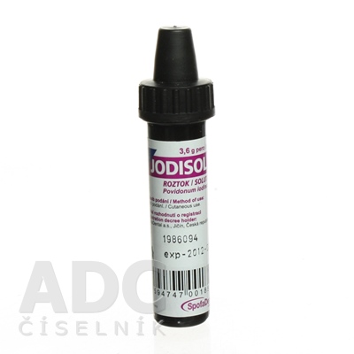 Jodisol dermálny roztok 3,6 g pero
