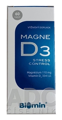 BIOMIN Magne D3 stress control 60 kapsúl