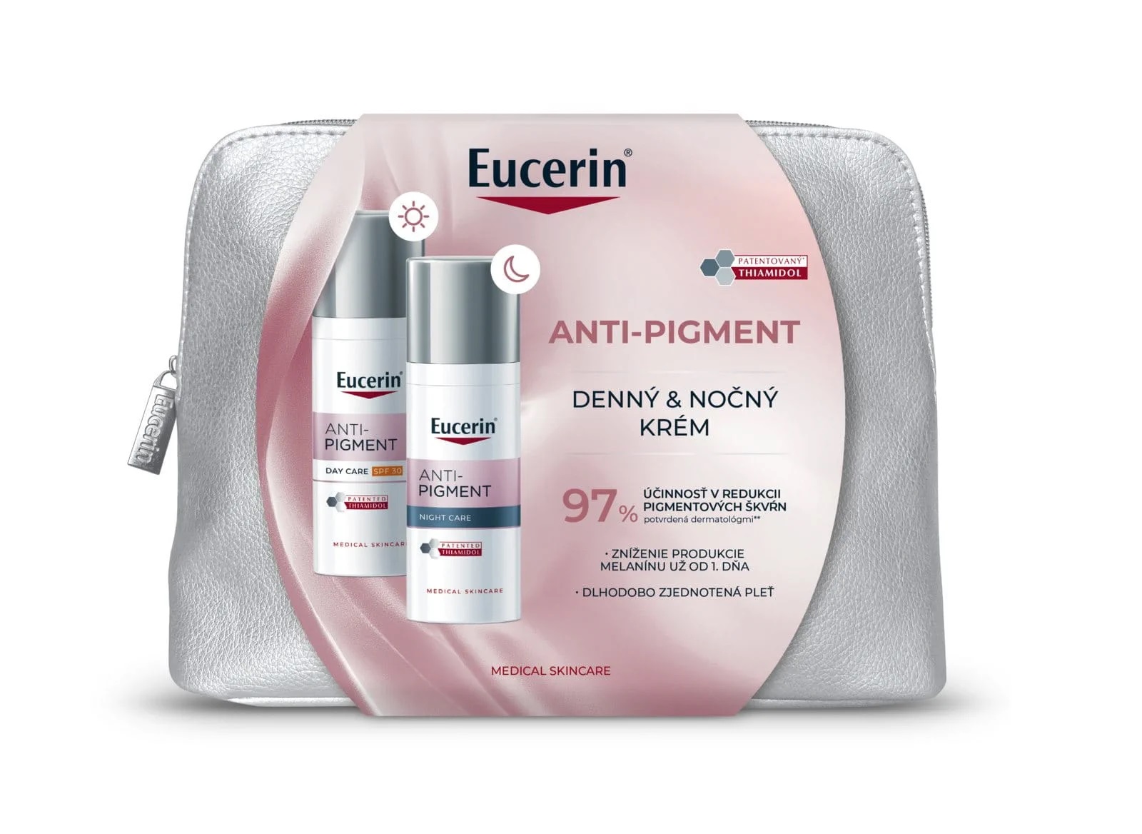 Eucerin AntiPigment nenný krém SPF30 50 ml + nočný krém 50 ml darčeková sada