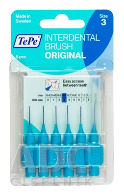 TePe Original G2 0,6 mm medzizubné kefky 6 kusov