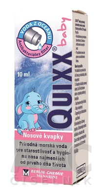 QUIXX baby 0,9% izotonické nosové kvapky pre deti 10ml