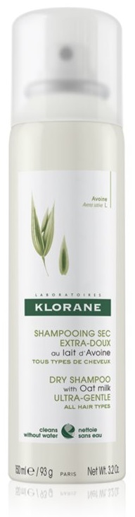 Klorane suchý šampón s Ovseným Mliekom Prirodzený Odtieň 150 ml