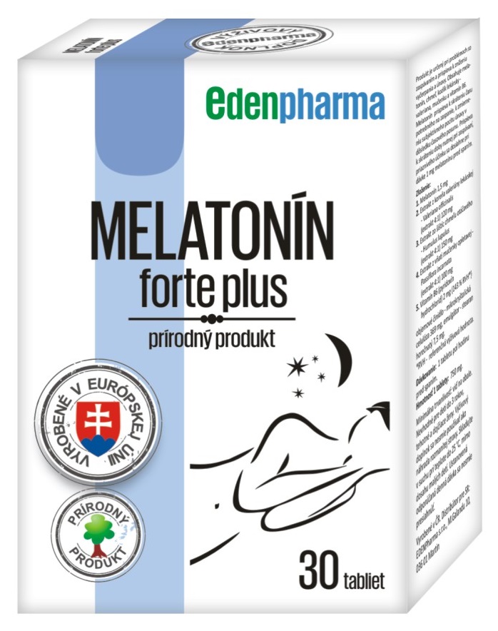 EdenPharma Melatonín Forte plus 30 tabliet