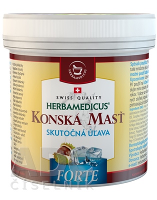 Herbamedicus konská masť Forte chladivá 500 ml