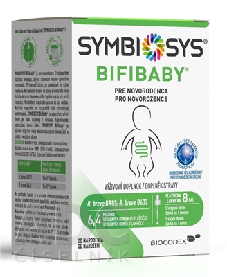 Simbyosis Bifibaby perorálne kvapky 8 ml