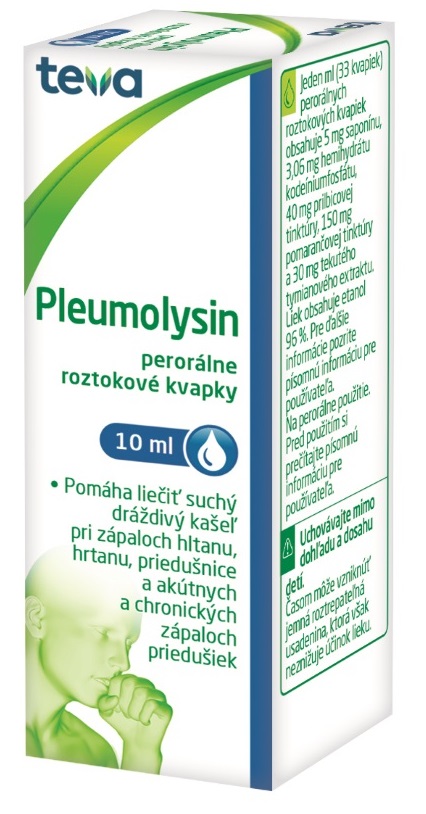 PLEUMOLYSIN Kvapky 10 ml