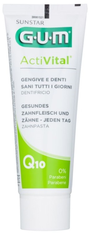 GUM ActiVital Zubná pasta s Q10 75 ml