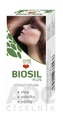 NATURVITA Biosil Plus tablety pre vlasy, nechty a pokožku 60 tbl