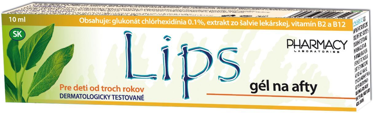 LIPS gel na afty 10 ml