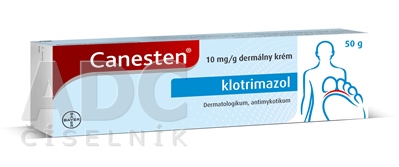 Canesten Canesten 10 mg/g 10 mg/g dermálny krém 50 g