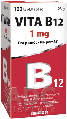 Vitabalans VITA B12 1 mg