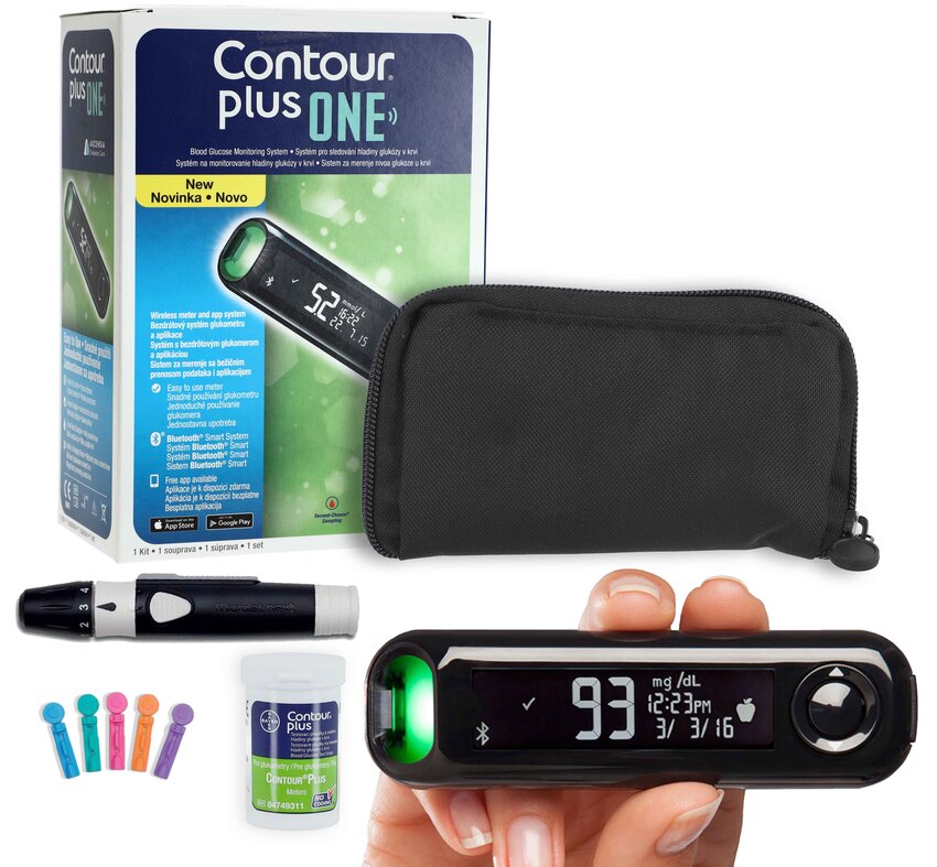 Contour Plus One glukomer set
