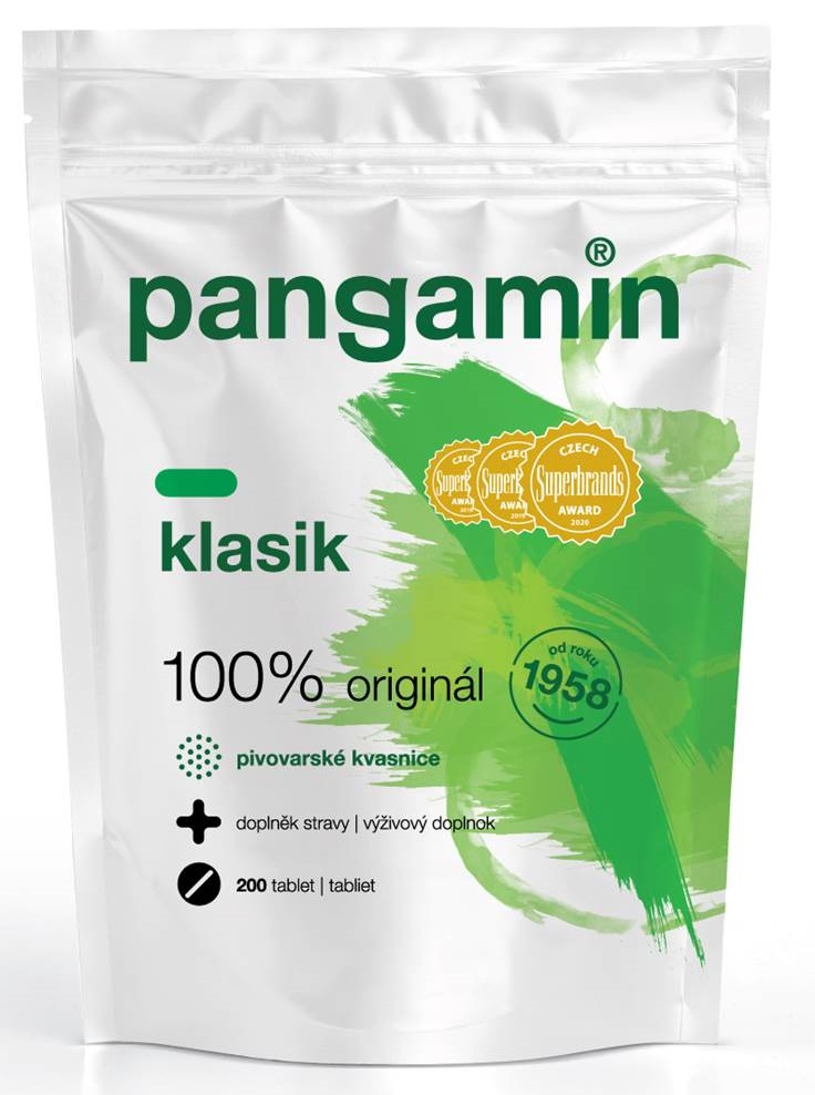 Pangamin Klasik tablety pre normálnu činnosť nervovej sústavy 200 tbl