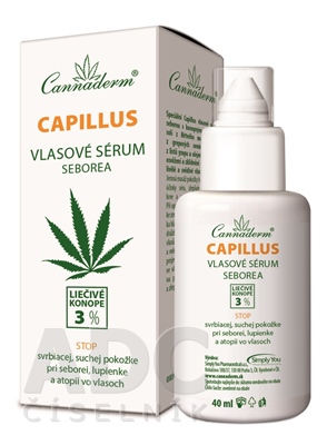 Cannaderm CAPILLUS - vlasové sérum seborea 40ml