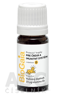 BIOGAIA Protectis Detské kvapky s vitamínom D 5 ml