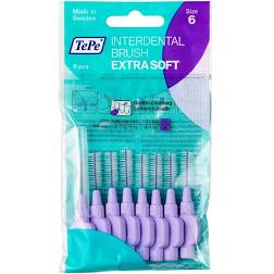 TePe EXTRA SOFT medzizubné kefky na dentálnu starostlivosť 1,1 mm, 8ks