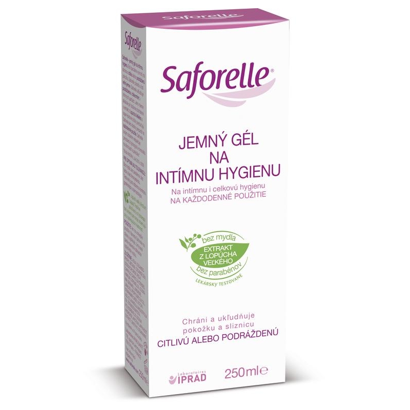Saforelle Gentle cleansing care gél na intímnu hygienu 250 ml
