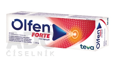 OLFEN Forte 23,2 mg/g gél 100 g