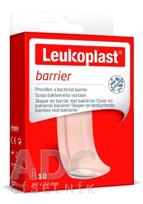 LEUKOPLAST Barrier náplasť 22 x 72 mm 10 kusov 7321605