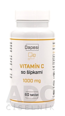 Dapesi VITAMÍN C so šípkami 1000 mg, 60 tbl