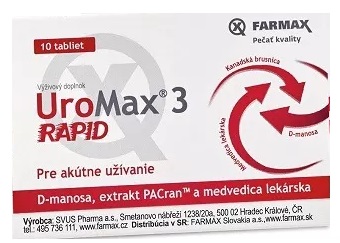 FARMAX UroMax 3 Rapid na močové cesty 100 tabliet