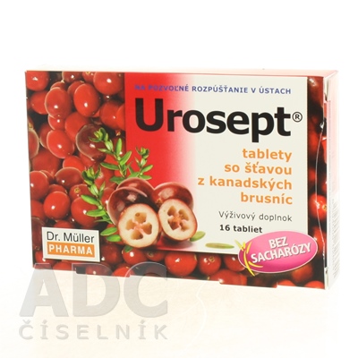 Dr. Müller Urosept tablety pre zdravie močových ciest 16 tbl